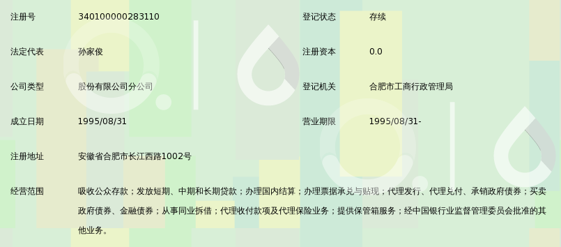 合肥科技农村商业银行股份有限公司蜀山支行