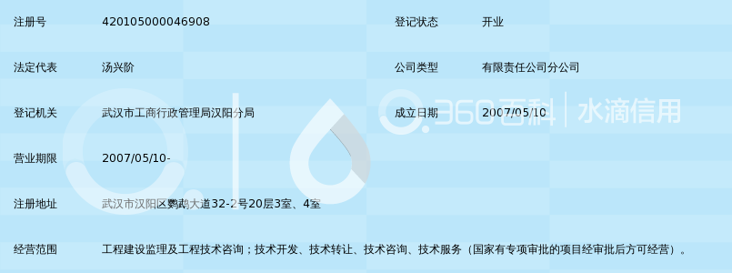 北京远达国际工程管理咨询有限公司武汉分公司