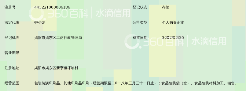 揭阳市揭东区新亨镇天彩凹印厂_360百科