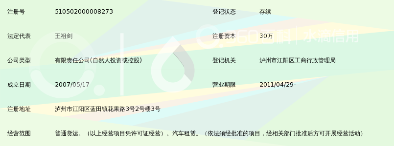 泸州兴泰物流有限公司_360百科
