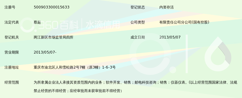 中国通信建设第一工程局有限公司重庆分公司