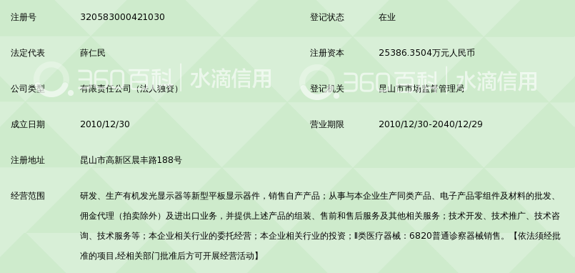 昆山维信诺科技有限公司_360百科