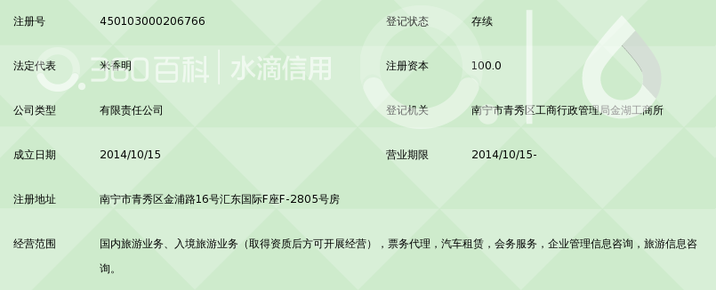 广西南宁携程旅行社有限公司_360百科