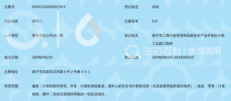 税友软件集团股份有限公司广西分公司