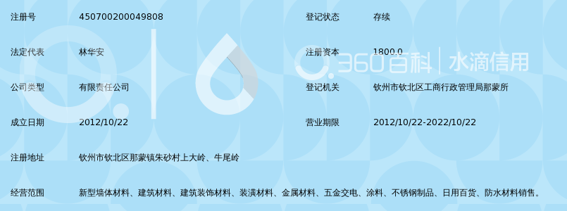 广西钦州升华新型建材有限公司
