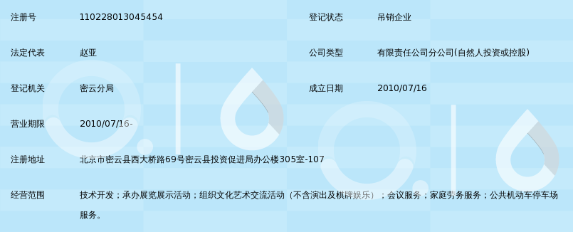 北京京城振远保安技术服务有限公司第一分公司