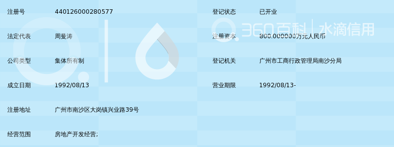 广州市南沙区大岗镇房地产开发公司_360百科