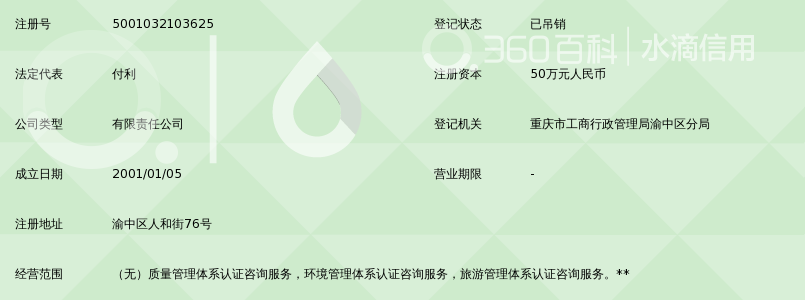 重庆定邦质量环境管理体系认证咨询有限公司
