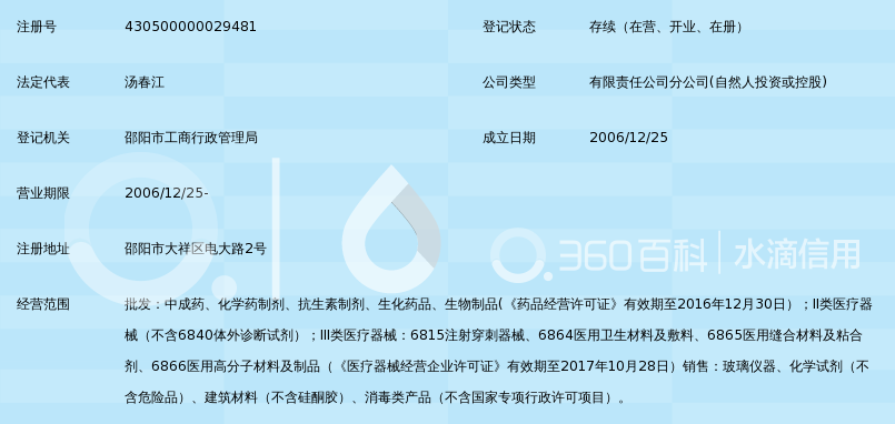 邵阳万泰医药有限公司新特药分公司_360百科