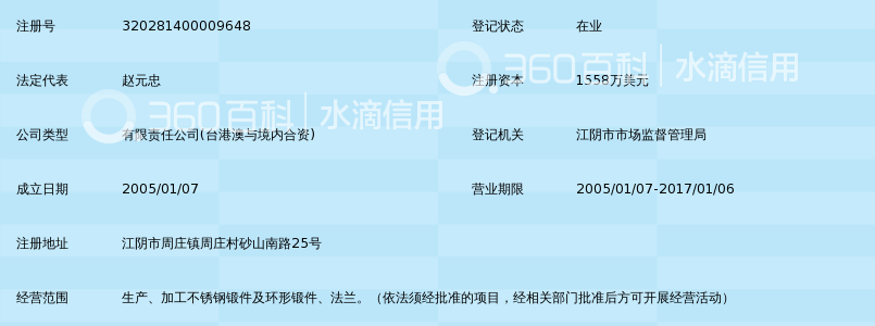 江阴方圆环锻法兰有限公司_360百科