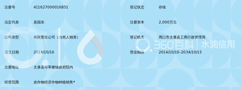 太康县符草楼镇皇王社区农业发展有限公司