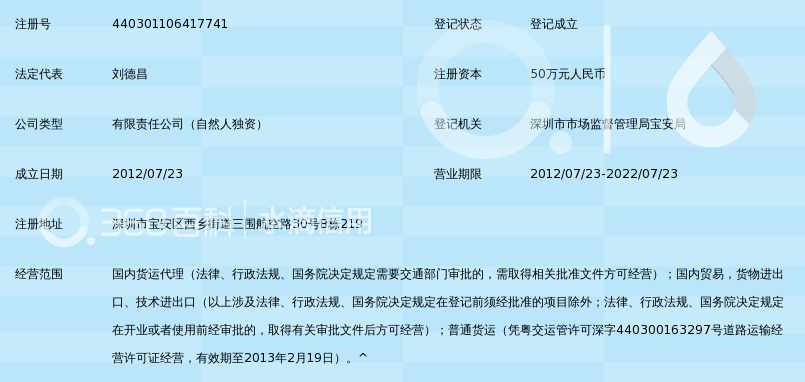 深圳市中运快速物流服务有限公司_360百科