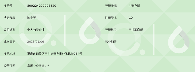 重庆市铜梁区新潮房介所