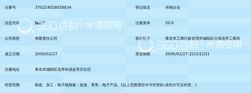 青岛乾易通电子有限公司_360百科