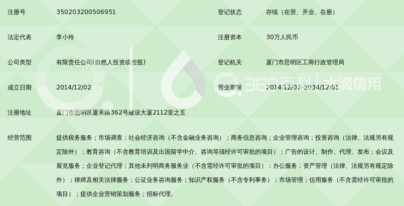 厦门君晟税务师事务所有限公司_360百科