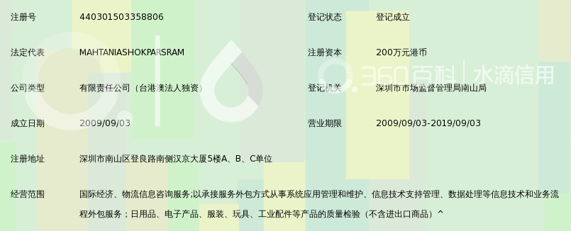 艾力斯高宝商务咨询(深圳)有限公司_360百科
