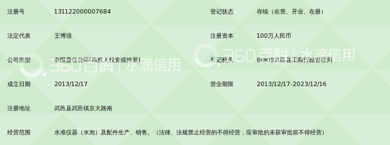 衡水博强精密水准仪器有限公司_360百科