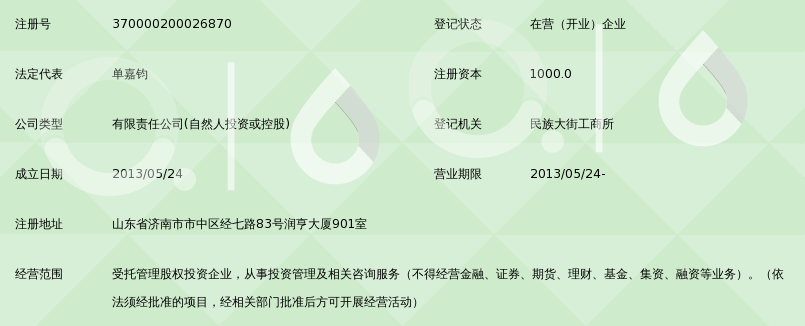 山东诚成高科股权投资基金管理有限公司_360