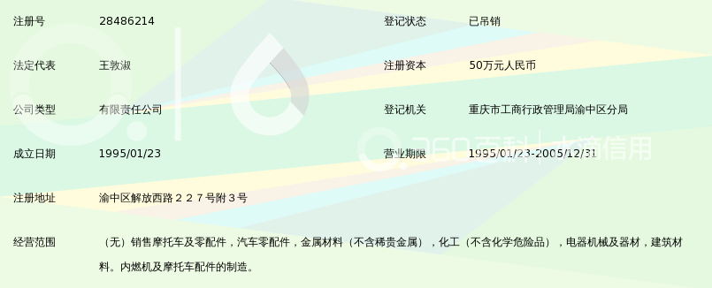 重庆海陵摩托车配件有限公司