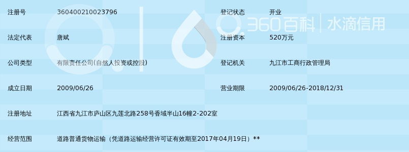 九江迅捷物流有限公司_360百科