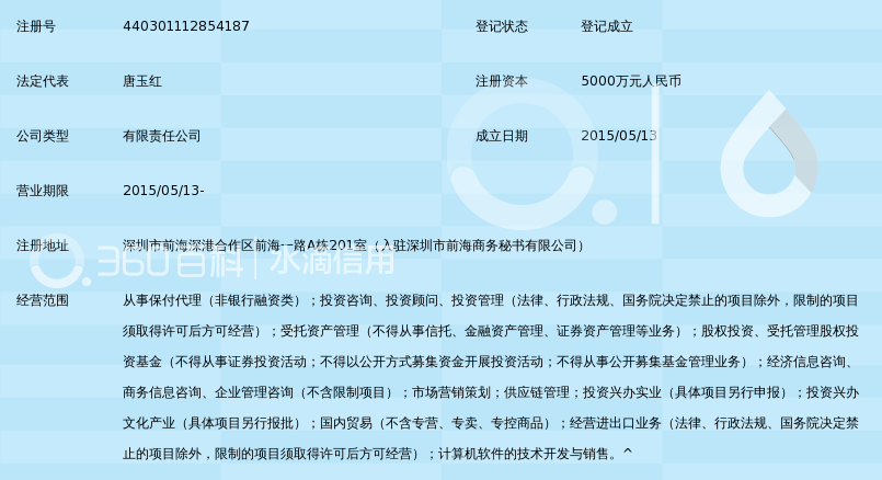 深圳市前海一诺通商业保理有限公司_360百科