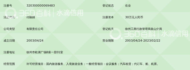 徐州名人国际旅行社有限责任公司