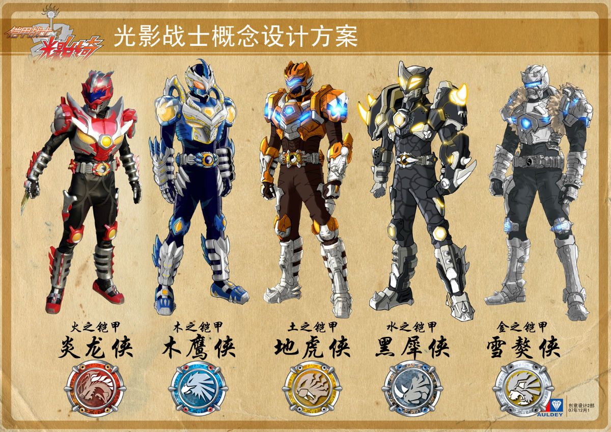 画铠甲勇士简单简笔画