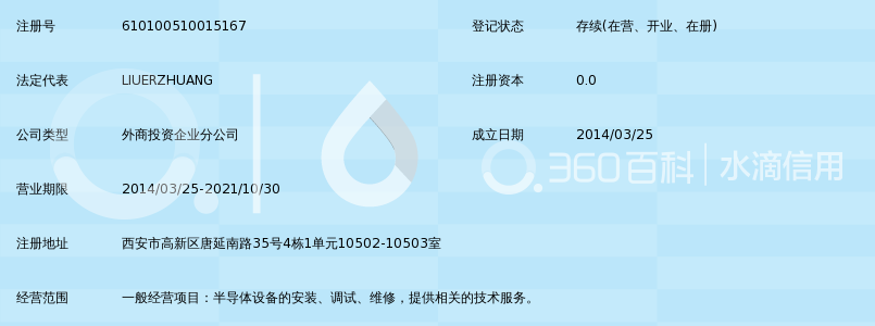 泛林半导体设备技术(上海)有限公司西安分公司