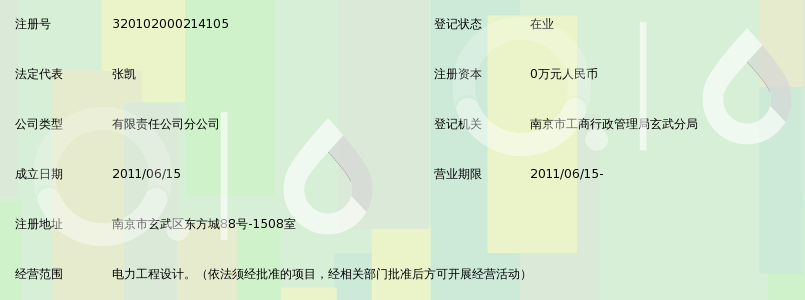 南京锐轩建筑设计有限公司电力设计分公司