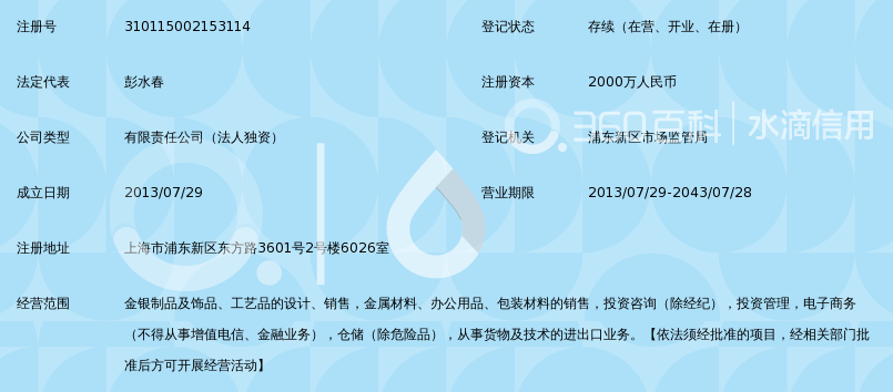 上海银天下贵金属制品有限公司_360百科