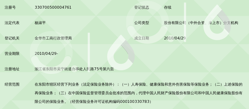 金华车险